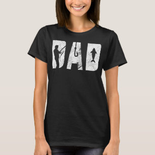 Camiseta Pescador Papá Día del Padre Con Pescado Y Hoo de P