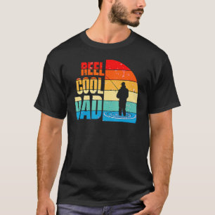 Camiseta Pescador Papá Hombres Carrete Genial Papá Día del