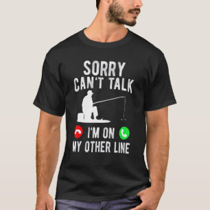Camiseta Pescador Papá Hombres  Carrete Genial Pescado Lubi