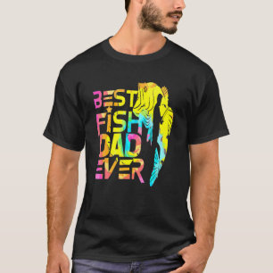 Camiseta Pescador Papá Mejor Padre Hombre De Pescado