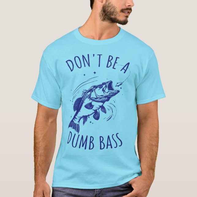 Camiseta Pescador papá no es un imbécil (Anverso)
