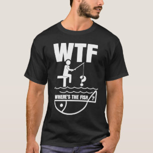 Camiseta Pescador Papá qué demonios hay