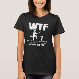 Camiseta Pescador papá WTF dónde está el Día del Padre de P