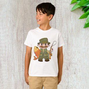 Camiseta Pescador personalizado con pesca divertida