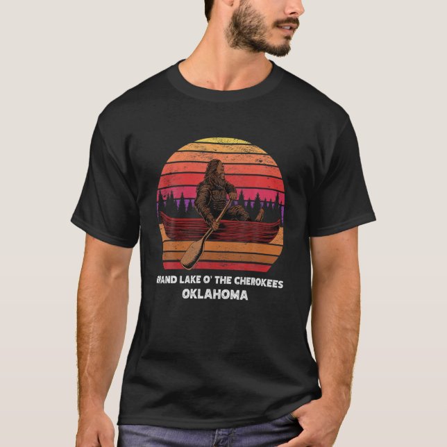 Camiseta Pescador Pesquero Gran Lago Canotaje Gran Lago O'  (Anverso)