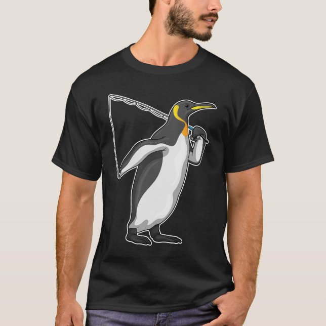 Camiseta Pescador pingüino (Anverso)