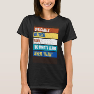Camiseta Pescador retirado jubilado