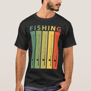 Camiseta Pescador Retro Pesca Papá Abuelo Vintage Pescar