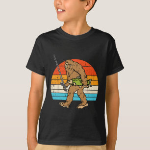 Camiseta Pescador Retro Pescador de Piscilla Sisquatch Homb