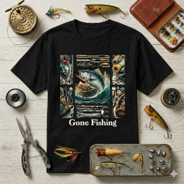Camiseta Pescador Se Fue De Pesca Hombre Al Aire Libre 