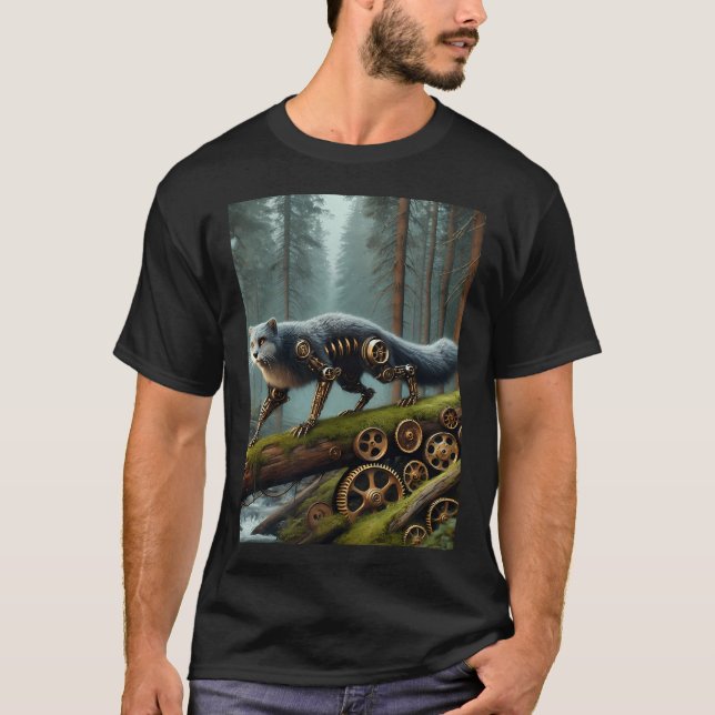 Camiseta Pescador Steampunk (Anverso)