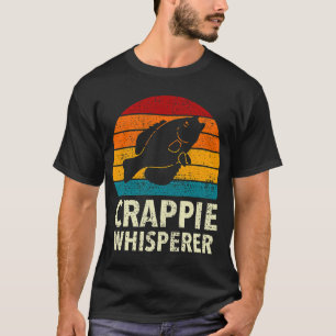 Camiseta Pescador Susurrador de Crappie Pesca Deporte Agua