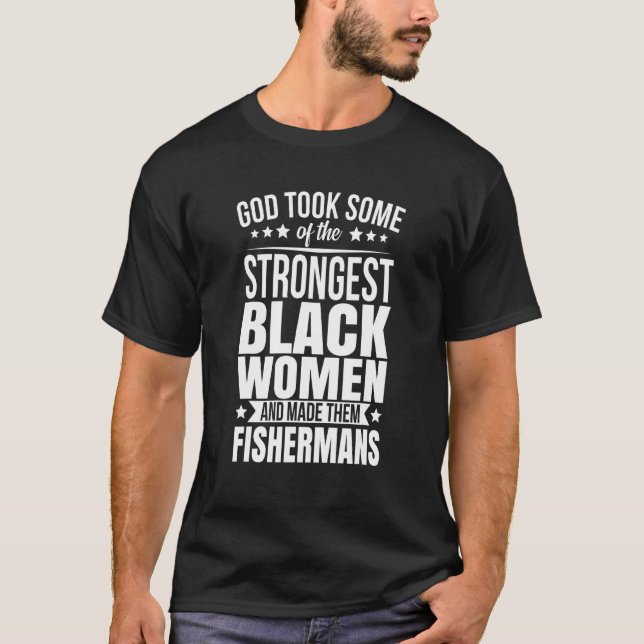 Camiseta Pescadores afroamericanos presentan Dios se llevó  (Anverso)