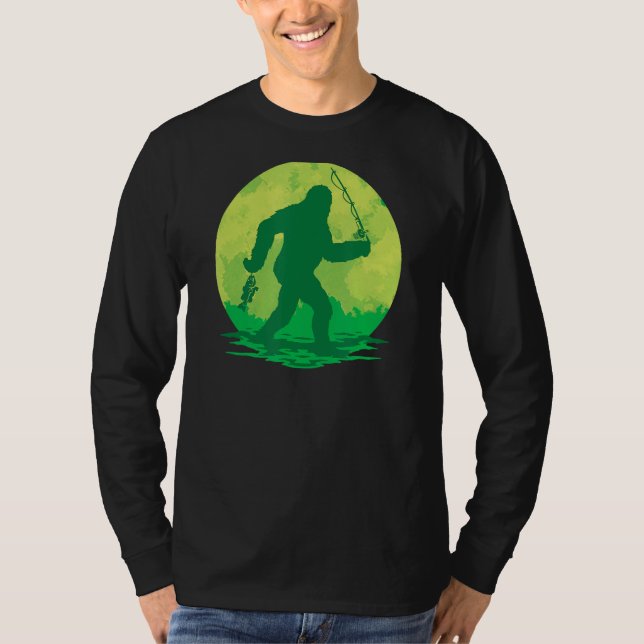 Camiseta Pescadores de Fantasy Bigfoot Sasquatch Yeti (Anverso)