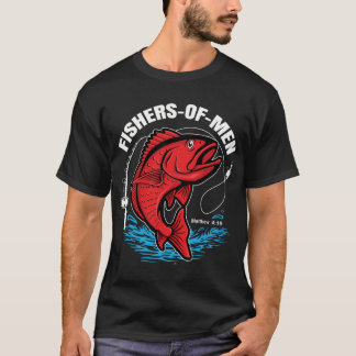 Camiseta Pescadores de Hombres Letra Blanca