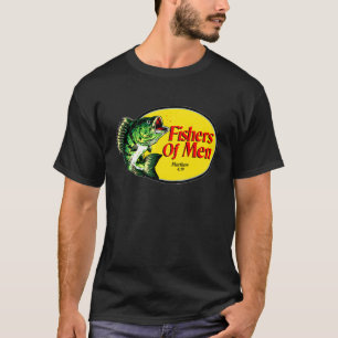 Camiseta Pescadores de hombres Mateo 419 Biblia cristiana d