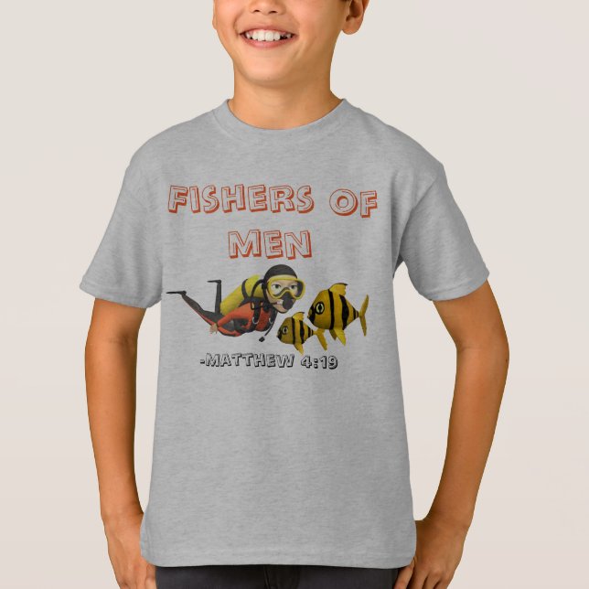 Camiseta Pescadores de niños varones (Anverso)