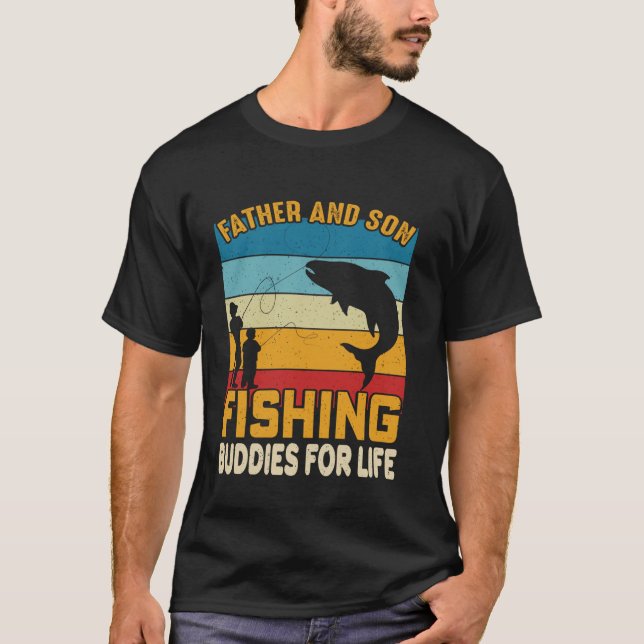 Camiseta Pescadores de padre e hijo para la vida (Anverso)