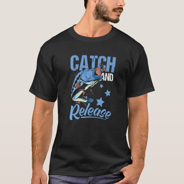 Camiseta Pescadores de pesca con devolución de capturas Pre (Anverso)