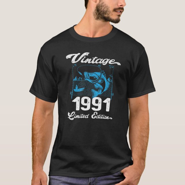 Camiseta Pescadores de pesca de 31 años Birthda (Anverso)