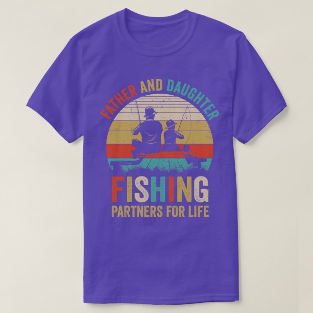 Camiseta Pescadores De Pescadores De Papá Y Hijas Para Pesc (Diseño del anverso)