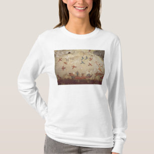Camiseta Pescadores en volar del barco y de los pájaros