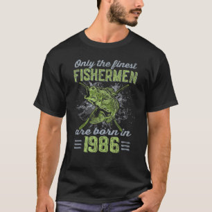 Camiseta Pescadores Finos Nacidos en 1986 Largemouth Bass 3