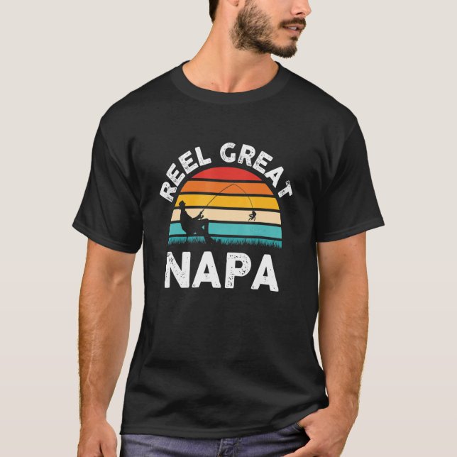 Camiseta Pescadores Reel Great Napa Vintage (Anverso)
