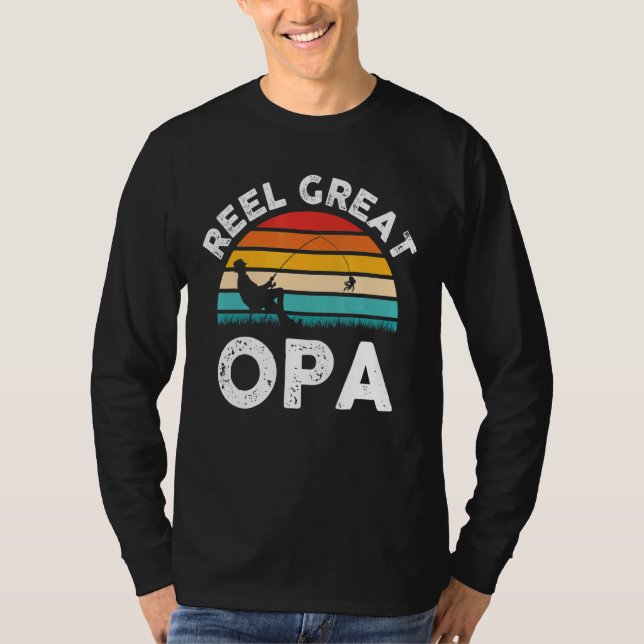Camiseta Pescadores Reel Great Opa Vintage Fath (Anverso)