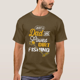 Camiseta Pescadores sucios de hombres detectando a papá 