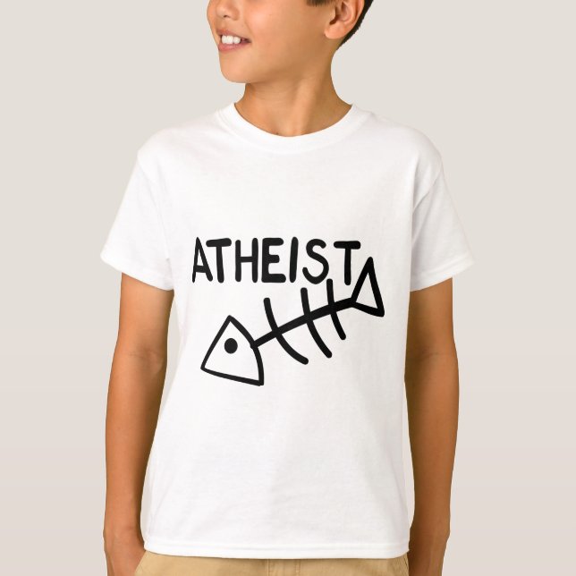 Camiseta Pescados ateos (Anverso)