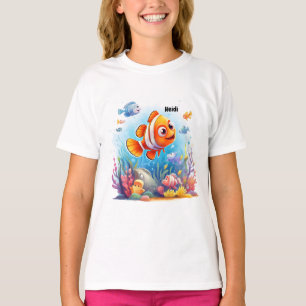 CAMISETA PESCADOS COLORIDOS