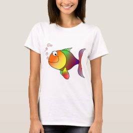 Camiseta Pescados de arco iris felices