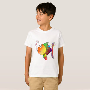 Camiseta Pescados de atún del Océano Pacífico del