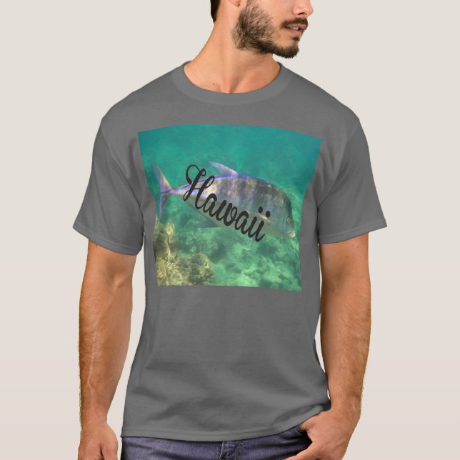 Camiseta Pescados de Hawaii Ulua (Anverso)