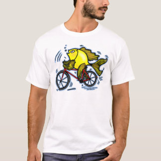 Camiseta Pescados de la bicicleta (bici)