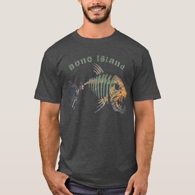 Camiseta Pescados de la isla del hueso (Anverso)