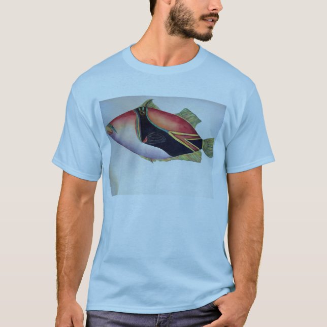 Camiseta Pescados del estado de Hawaii (Anverso)