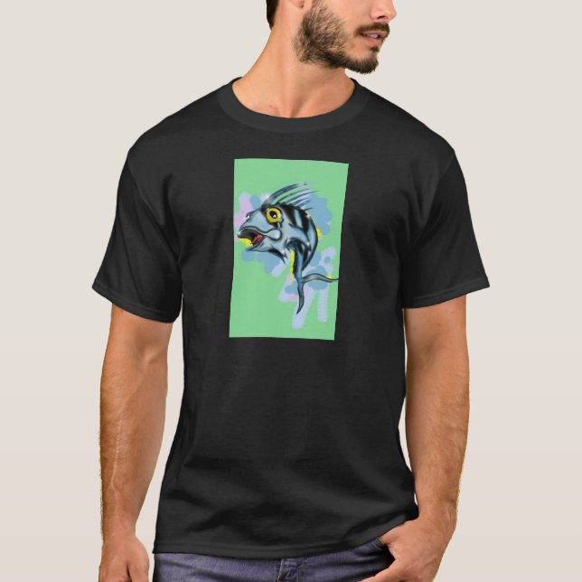 Camiseta pescados del gallo (Anverso)
