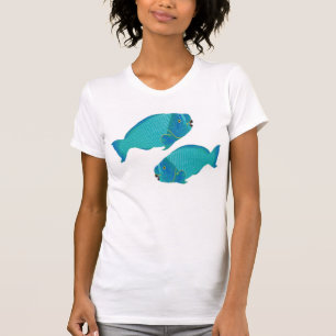 Camiseta Pescados del loro de Hawaii
