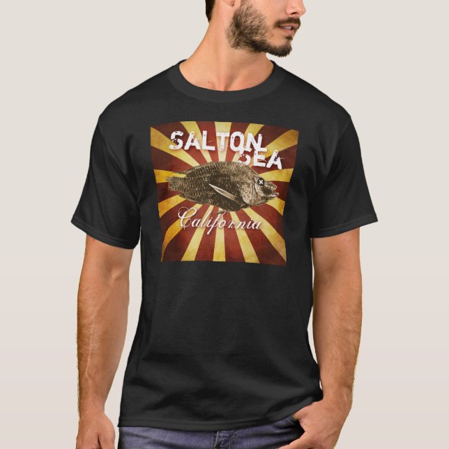 Camiseta Pescados del mar de Salton, California Starburst: (Anverso)