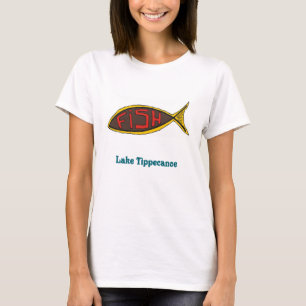 Camiseta pescados del tippecanoe en pescados