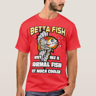Camiseta Pescados divertidos de Betta Fish Lover Aquarium