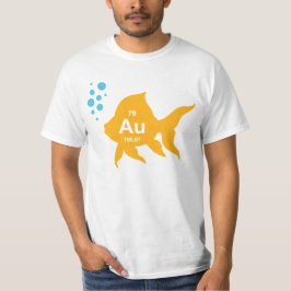 Camiseta Pescados elementales del oro de la tabla periódica