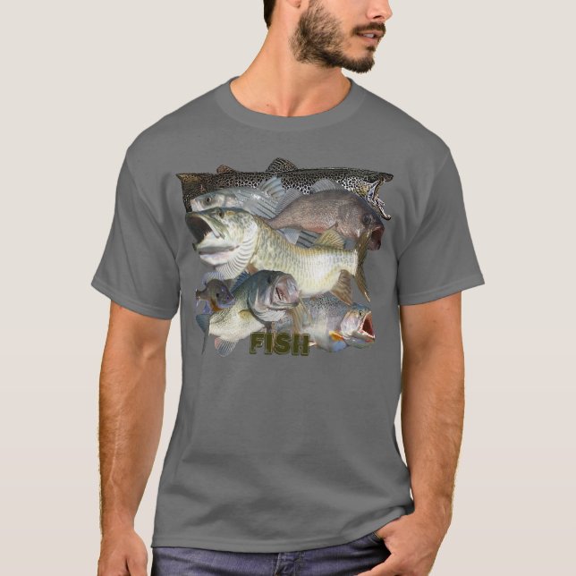 Camiseta Pescados encendido (Anverso)
