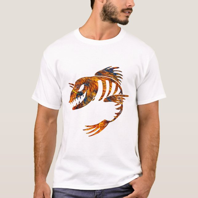 Camiseta Pescados esqueléticos (Anverso)