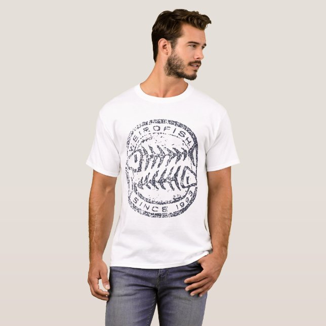 Camiseta Pescados gráficos T-Shir de la impresión de los (Anverso completo)