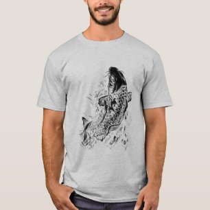 Camiseta Pescados negros de Koi