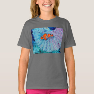 Camiseta Pescados pacíficos T del payaso de Nemo