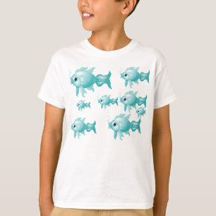 Camiseta Pescados que nadan personalizados